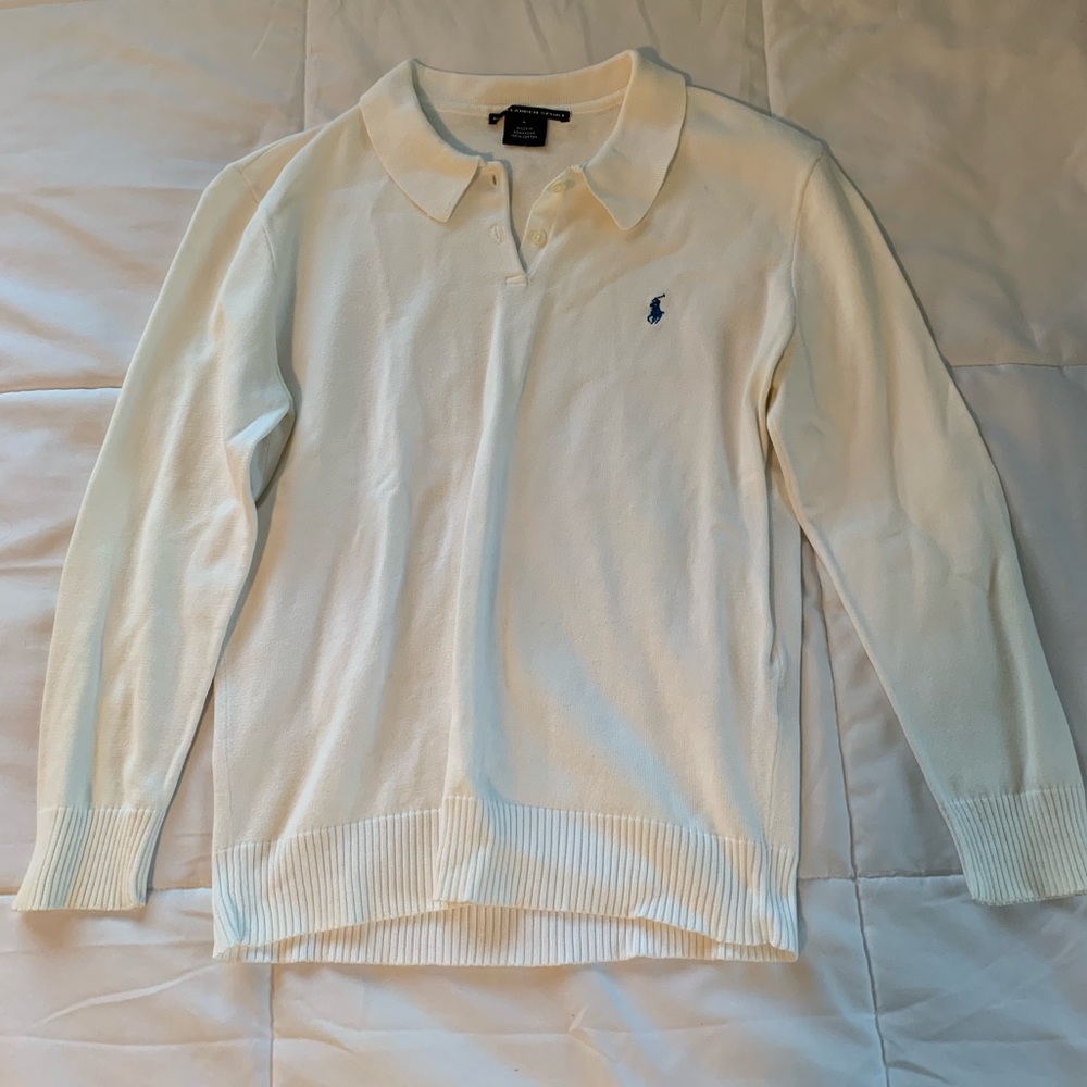 Vintage Polo White Long Sleeve